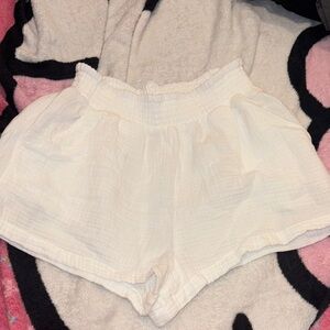White shorts